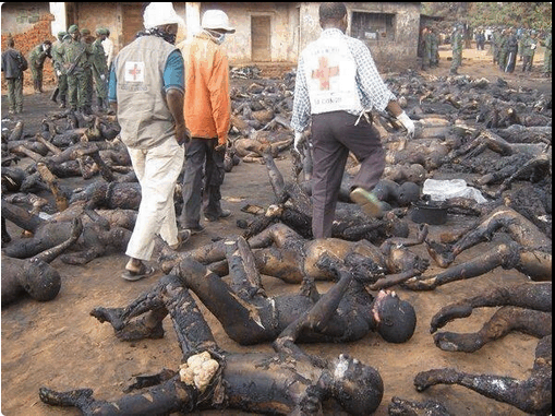 Biafrans burnt alive in Nigeria.
